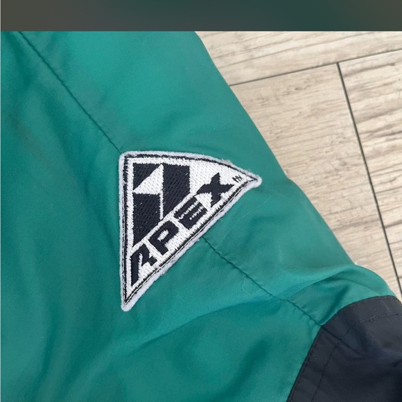 VINTAGE KELLY GREEN EAGLES GRAIN ZIP UP #eagles #vintagenfl #vintage - Picture 5 of 8